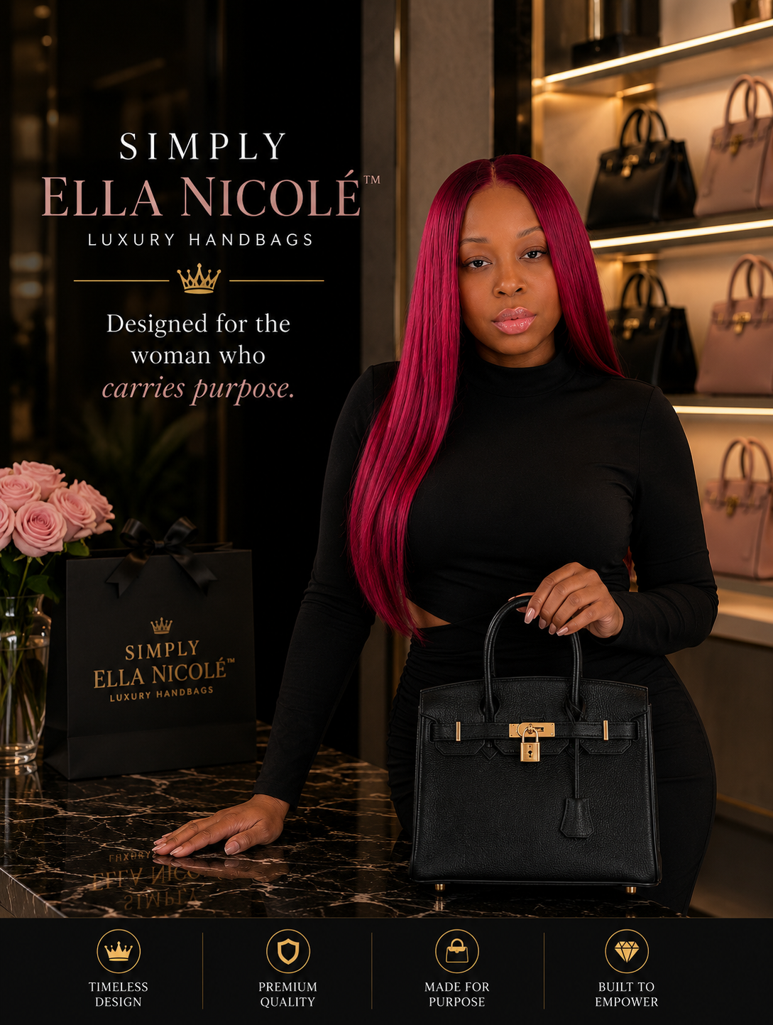 Simply Ella Nicolé™ Luxury Handbags